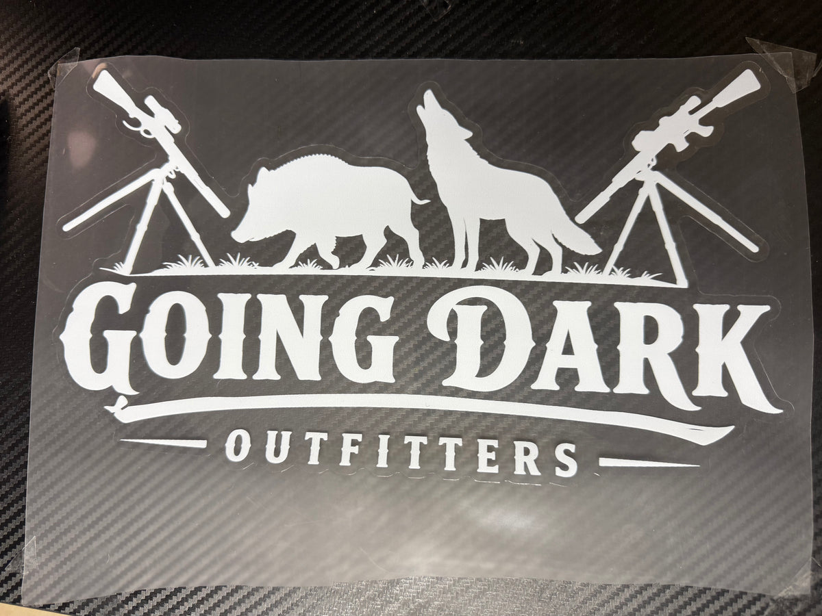 12" X 12" White GDO Decal