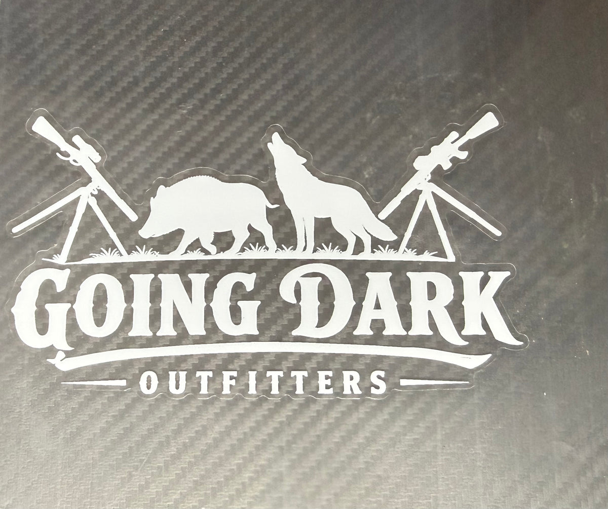 6 " X 6 " White GDO Decal